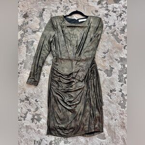 ASTR the Label Metallic Cocktail Dress